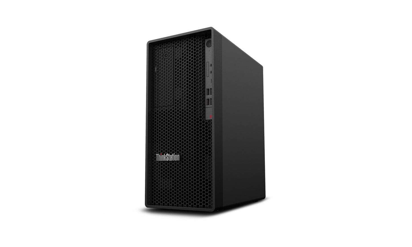 Lenovo ThinkStation P2 Tower Intel® Core™ i7 i7-14700 16 GB DDR5-SDRAM 512 GB SSD NVIDIA T400 Windows 11 Pro Workstation Black