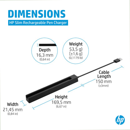 HP Slim Rechargeable Pen Charger