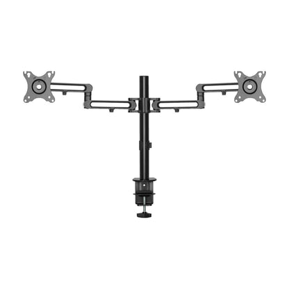 Tripp Lite DDR1327SDFC-1 Dual-Monitor Flex-Arm Desktop Clamp for 13” to 27” Displays
