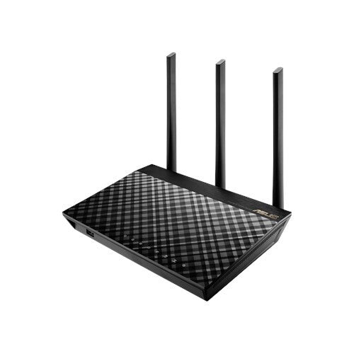 ASUS RT-AC1900U wireless router Gigabit Ethernet Dual-band (2.4 GHz / 5 GHz) Black