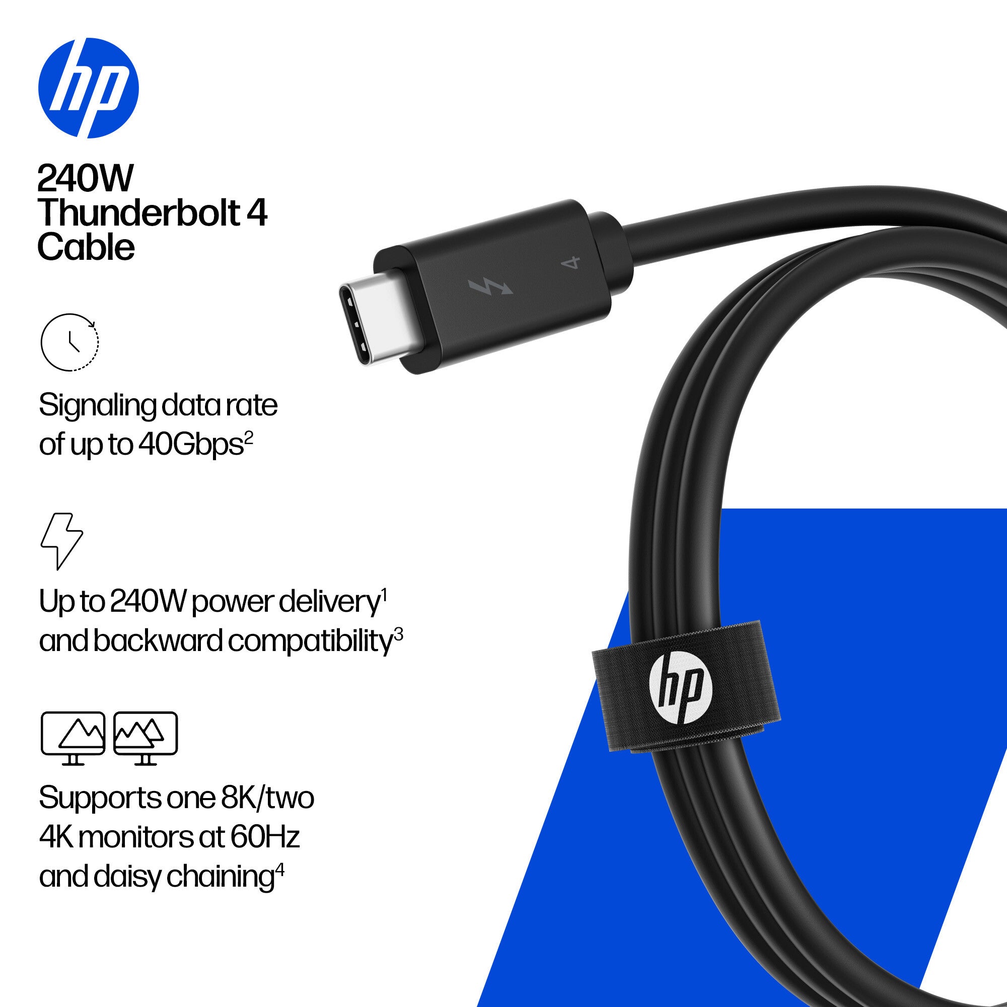 HP 240W Thunderbolt 4 Cable
