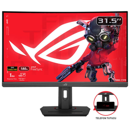 ASUS ROG Strix XG32WCS computer monitor 80 cm (31.5") 2560 x 1440 pixels Quad HD LED Black