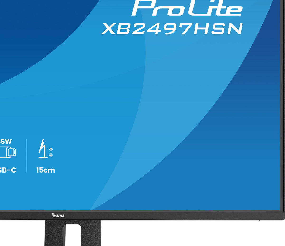 iiyama ProLite XB2497HSN-B1 computer monitor 60.5 cm (23.8") 1920 x 1080 pixels Full HD LED Black