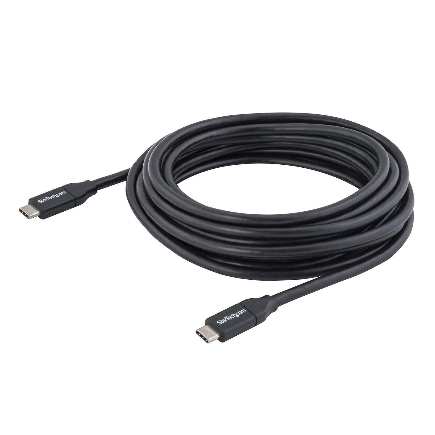 StarTech.com USB-C Cable with Power Delivery (5A) - M/M - 4 m (13 ft.) - USB 2.0 - USB-IF Certified