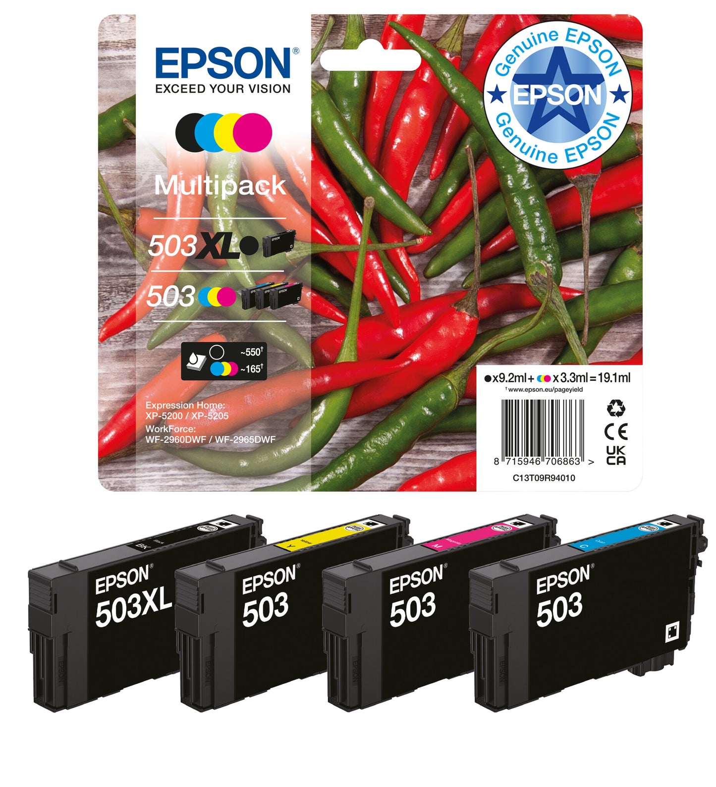 Epson Singlepack Magenta 503 Ink