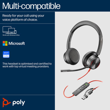 POLY Blackwire 8225 USB-C Headset