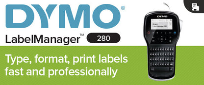 DYMO LabelManager 280 label printer Thermal transfer D1 QWERTY