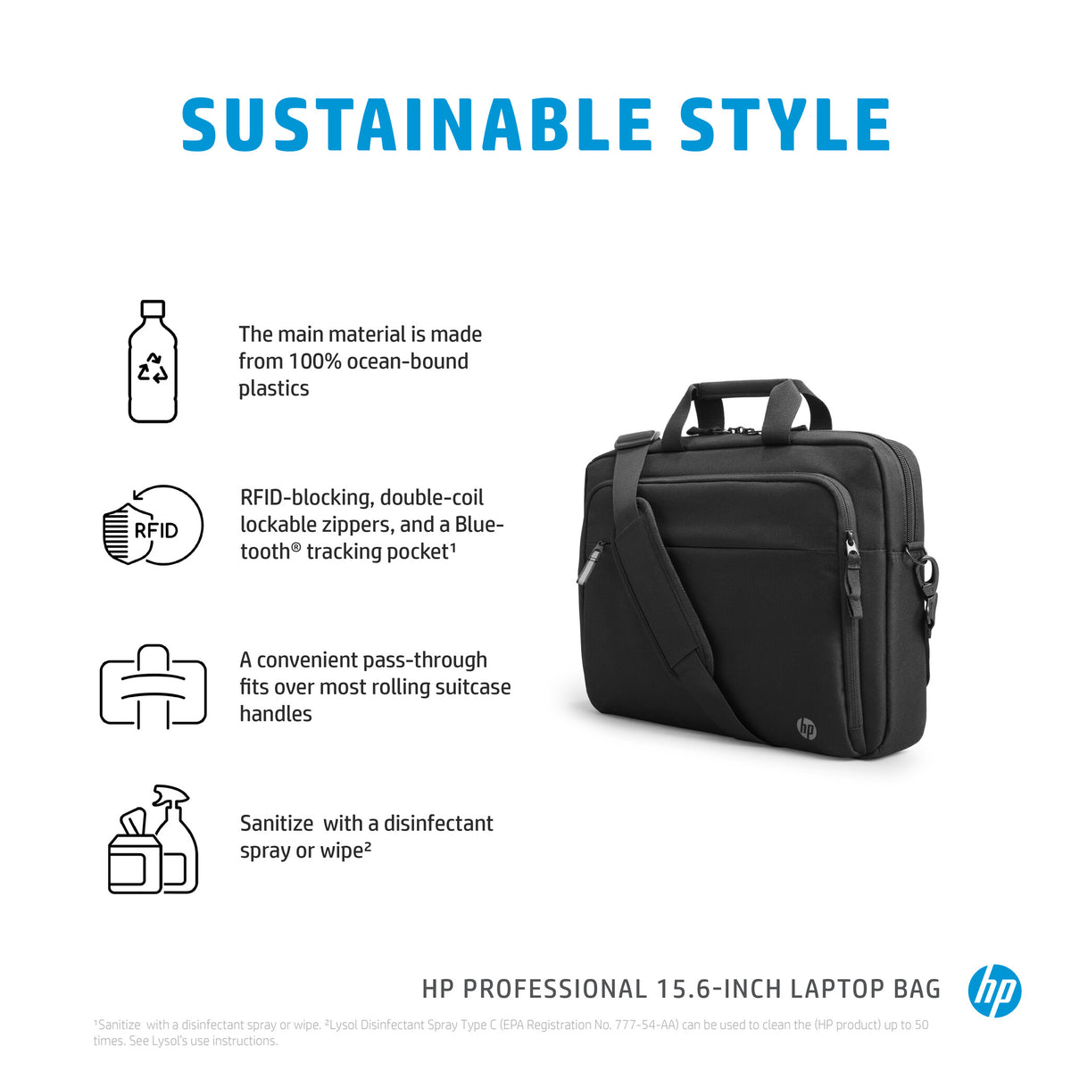 HP Professional 15.6-inch Laptop Bag