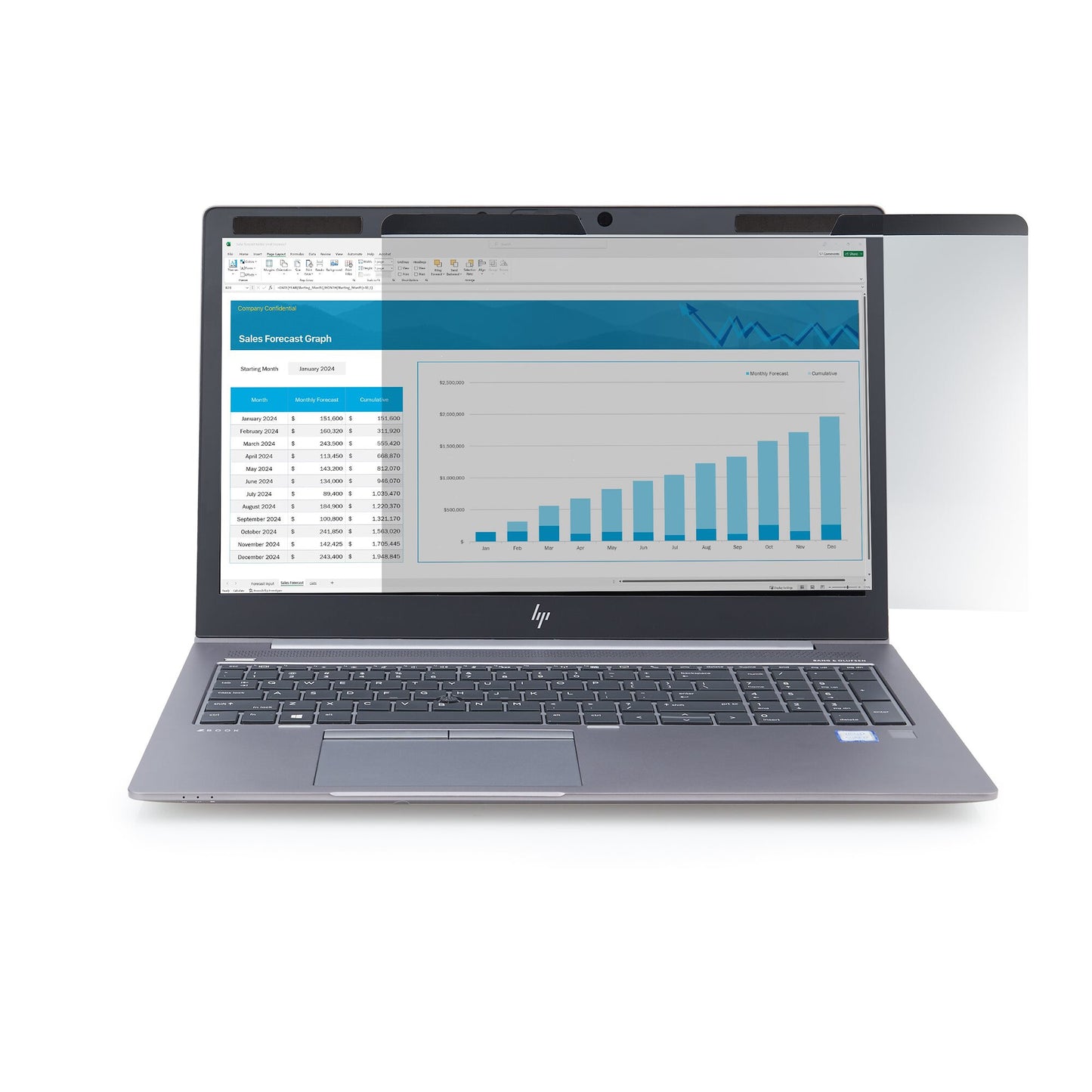 StarTech.com STARTECH 40.6 cm (16") Laptop Frameless display privacy filter