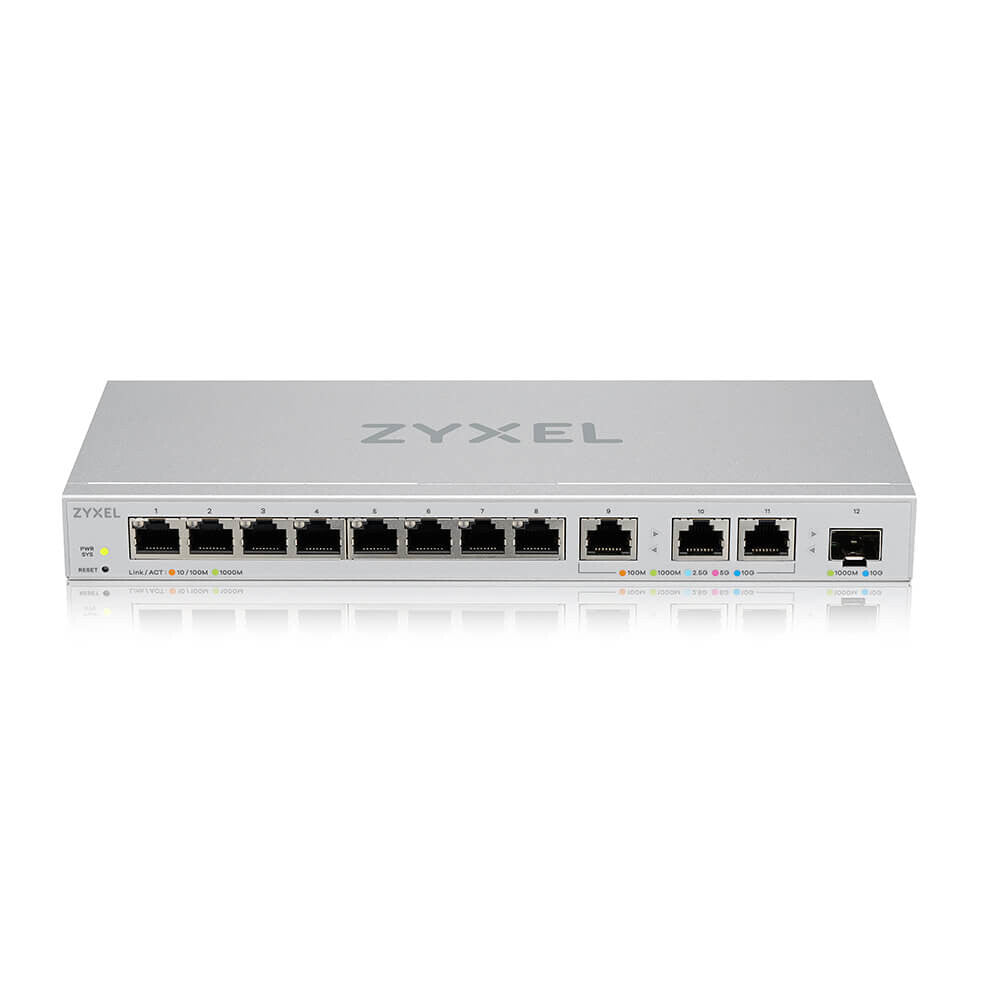 Zyxel XGS1250-12 Managed 10G Ethernet (100/1000/10000) Grey