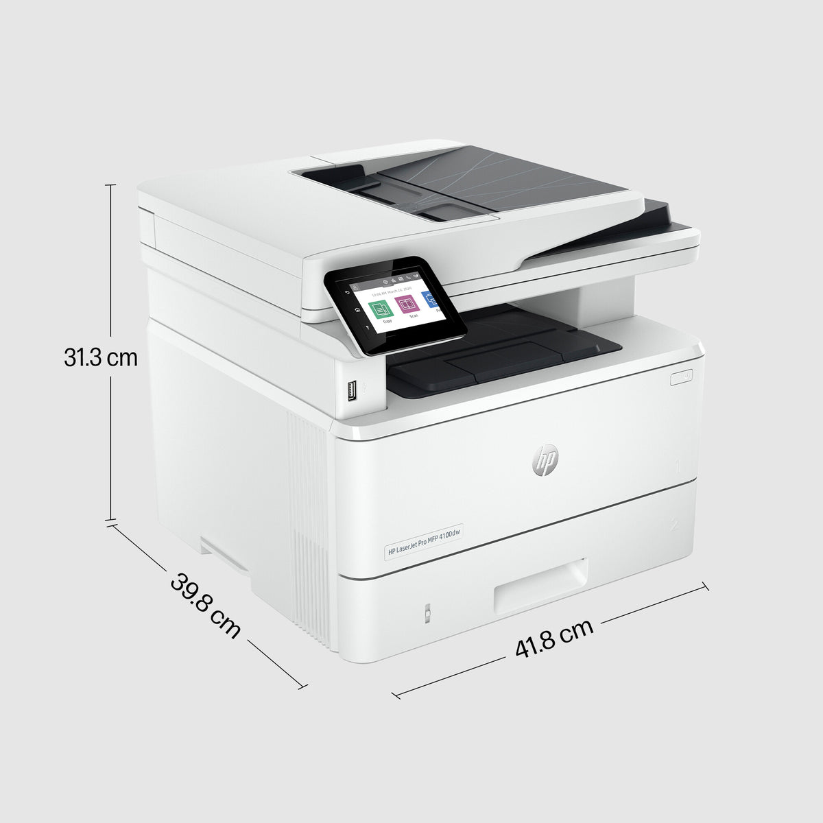 HP LaserJet Pro 4102dw Wireless Multifunction Black and white Printer, Copier, Scanner; Duplex