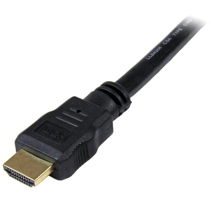 StarTech.com 3ft (1m) HDMI Cable - 4K High Speed HDMI Cable with Ethernet - UHD 4K 30Hz Video - HDMI 1.4 Cable - Ultra HD HDMI Monitors, Projectors, TVs & Displays - Black HDMI Cord - M/M
