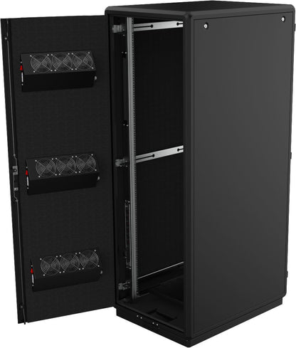 Lanview RDLAK26U758BL rack cabinet 26U Freestanding rack Black