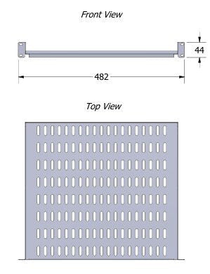 Lanview RAS205WH rack accessory Shelf
