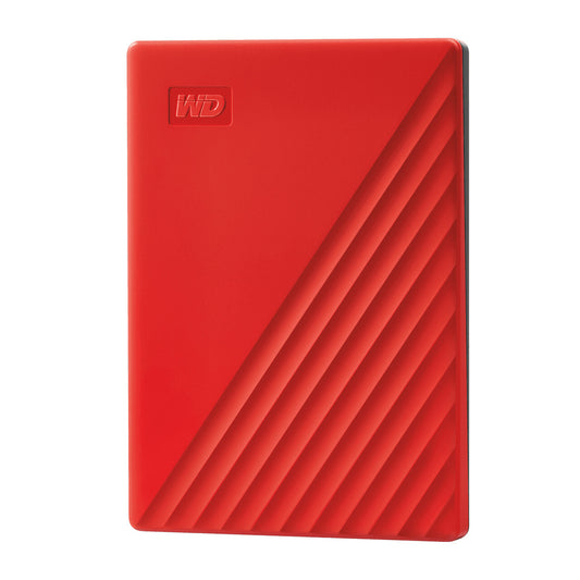 Western Digital My Passport external hard drive, 4TB, USB 3.2 Gen 1 (3.1 Gen 1), Red