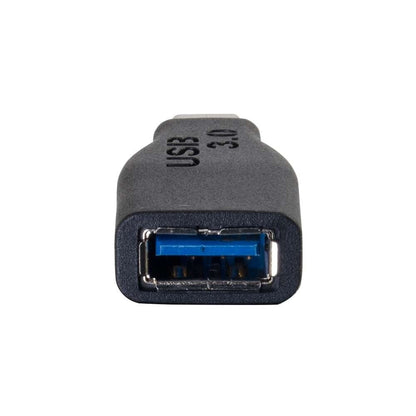 C2G USB 3.0 (USB 3.2 Gen 1) USB-C® to USB-A Adapter Converter M/F - Black