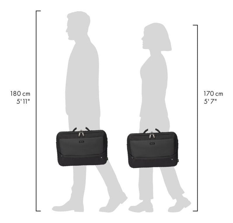 DICOTA D32165-RPET laptop case 40.6 cm (16") Briefcase Black