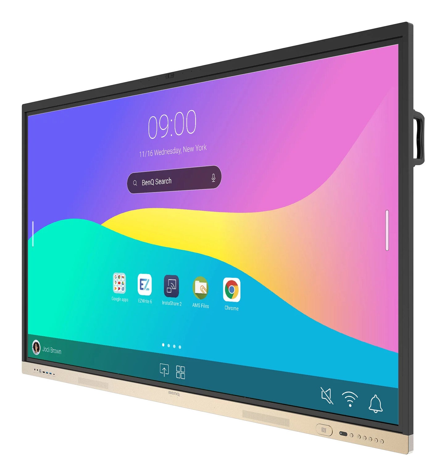 BenQ RE9804FV interactive whiteboard 2.49 m (98") 3840 x 2160 pixels Touchscreen Black