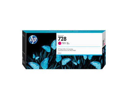 HP 728 300-ml Magenta DesignJet Ink Cartridge
