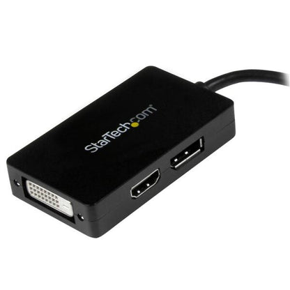 StarTech.com Travel A/V adapter: 3-in-1 Mini DisplayPort to DisplayPort DVI or HDMI converter