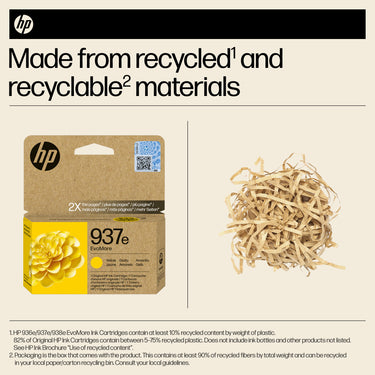 HP 937e EvoMore Yellow Original Ink Cartridge