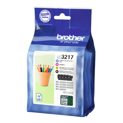 Brother LC-3217VAL ink cartridge 4 pc(s) Original Black, Cyan, Magenta, Yellow