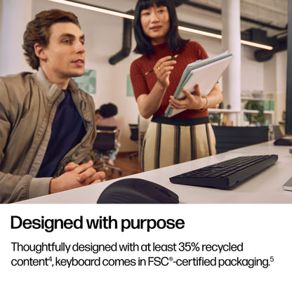HP 495K Multi-Device Dual-Mode Keyboard