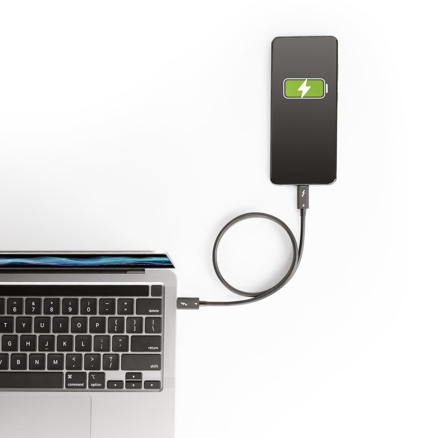 StarTech.com 1.6ft Thunderbolt 4 Cable - 40Gbps - 100W PD - 4K/8K Video - Intel-Certified Thunderbolt Cable - Compatible w/USB 4/Thunderbolt 3/USB 3.2/USB Type-C/DisplayPort