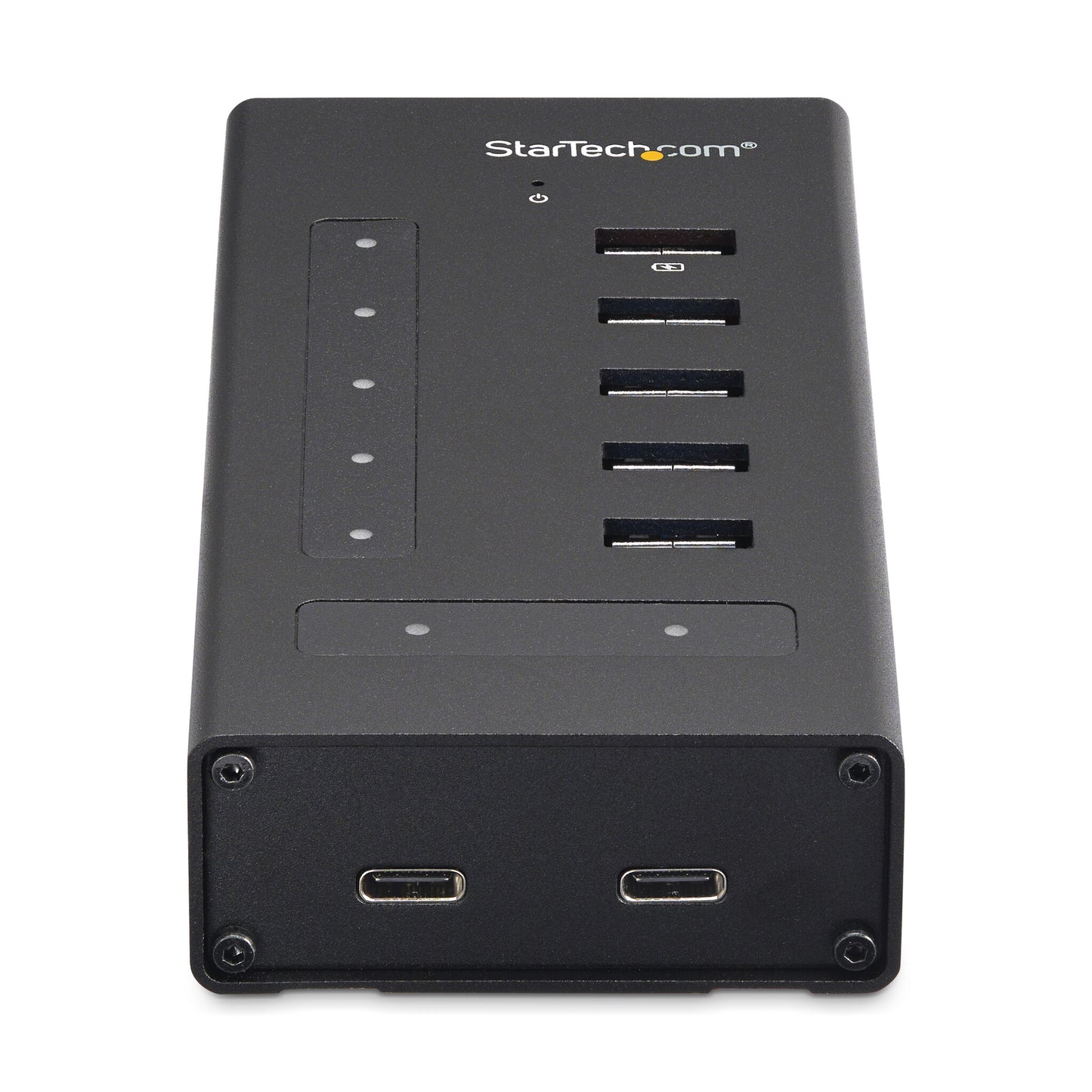 StarTech.com 7 Port USB C Hub - USB Type-C to 2x USB-C/5x USB-A - Commercial Metal USB 3.0 Hub - SuperSpeed USB 3.2 Gen 1 (5Gbps) - Self Powered - BC 1.2 Fast Charge - Mountable/Rugged