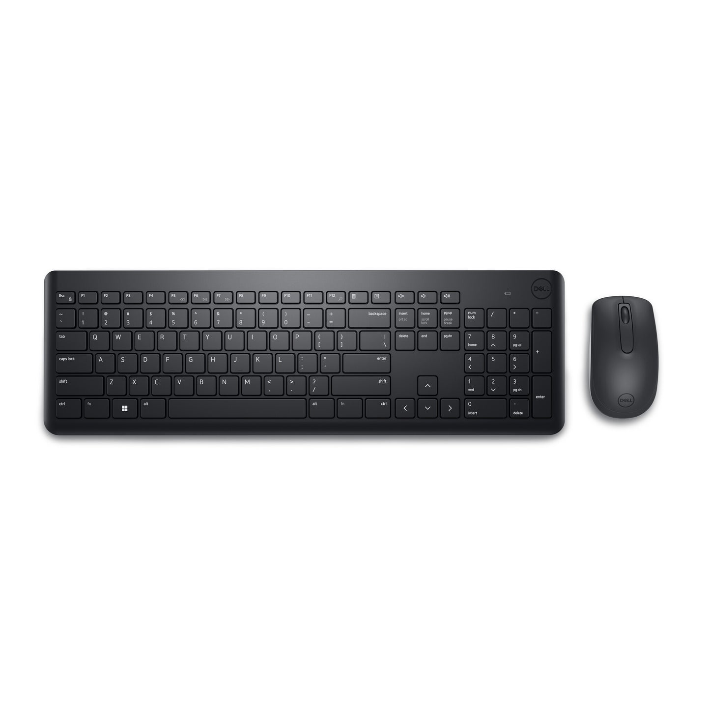 DELL KM3322W keyboard Mouse included Office RF Wireless AZERTY Belgian Black