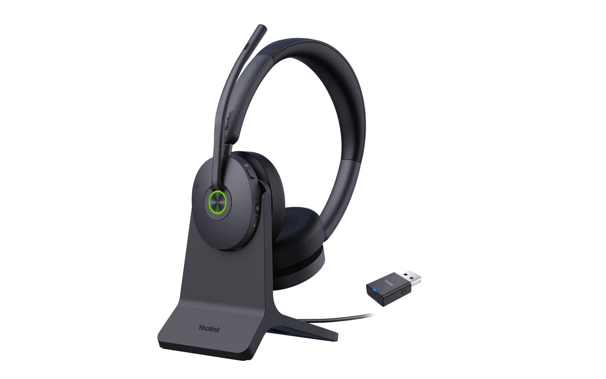 Yealink WH68 Hybrid with Charging Stand headset, Head-band, Wired & Wireless, Boom microphone, Calls/Music