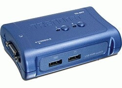 Trendnet TK-207K KVM switch Blue