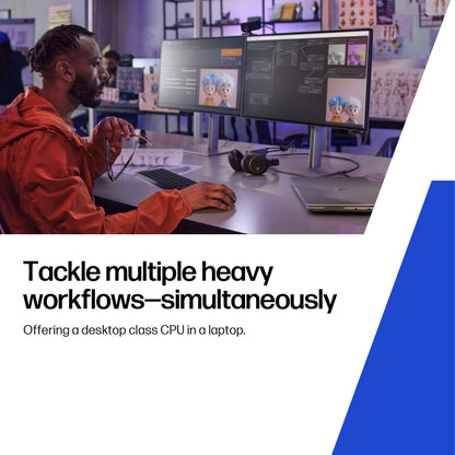 HP ZBook Fury G1i Data Science Intel Core Ultra 9 285HX Mobile workstation 40.6 cm (16") WUXGA 64 GB DDR5-SDRAM 1 TB SSD NVIDIA RTX PRO 3000 Blackwell Wi-Fi 7 (802.11be) Windows 11 Pro AI Workstation, AI PC Silver