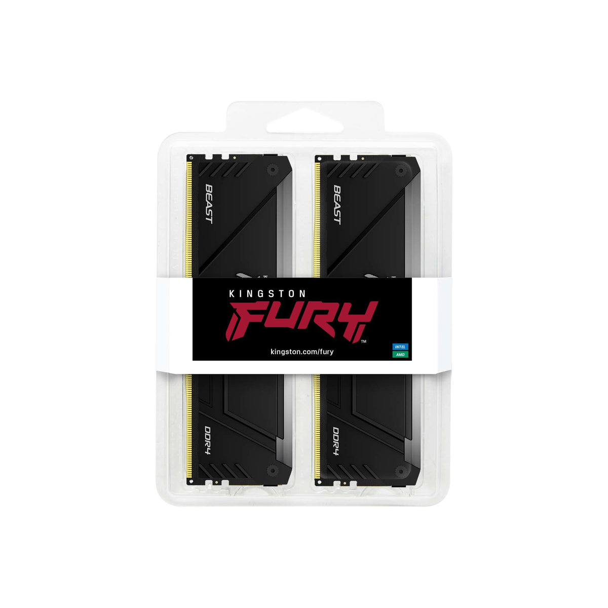 Kingston Technology FURY Beast 16GB 3200MT/s DDR4 CL16 DIMM (Kit of 2) RGB