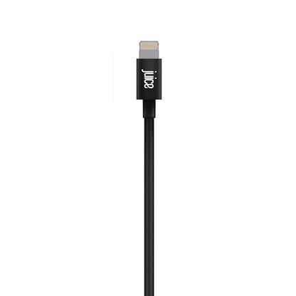 Juice JUI-CABLE-LIGHT-2M-RND-BLK lightning cable Black