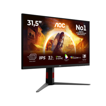 AOC G4 U32G4U computer monitor 80 cm (31.5") 3840 x 2160 pixels 4K Ultra HD Black, Red