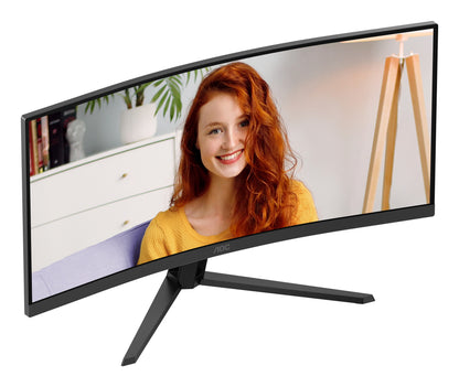 AOC B3 CU34B3E computer monitor 86.4 cm (34") 3440 x 1440 pixels Wide Quad HD LED Black