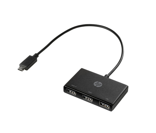 HP USB-C to USB-A Hub, 3 Ports