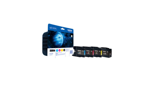 Brother High Yield Ink Cartridge Pack: Cyan / Magenta / Yellow / Black