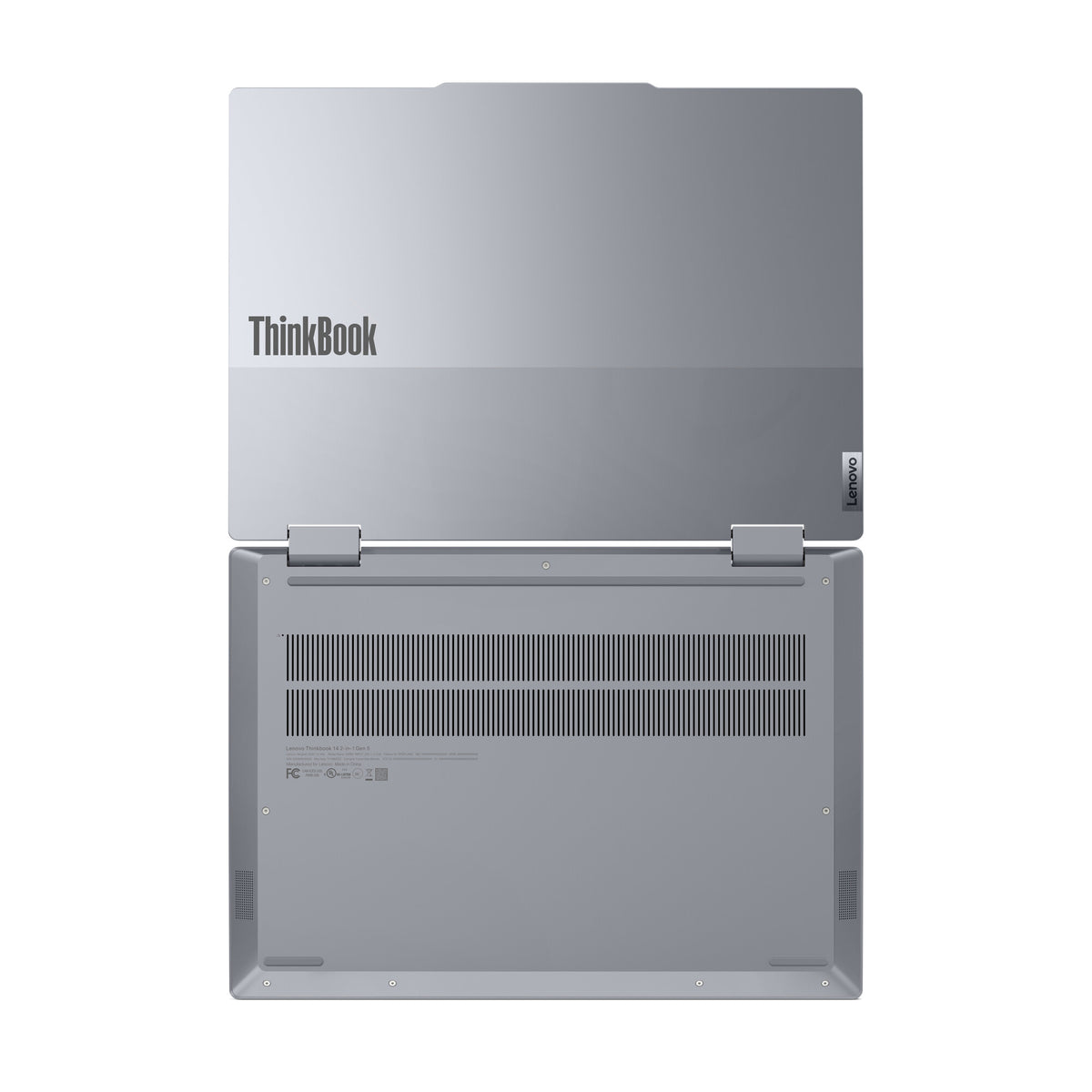 Lenovo ThinkBook 14 2-in-1 G5 IAU Intel Core Ultra 7 255U Hybrid (2-in-1) 35.6 cm (14") Touchscreen WUXGA 16 GB DDR5-SDRAM 512 GB SSD Wi-Fi 6E (802.11ax) Windows 11 Pro UK English Grey
