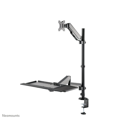 Neomounts desk mounted sit-stand workstation