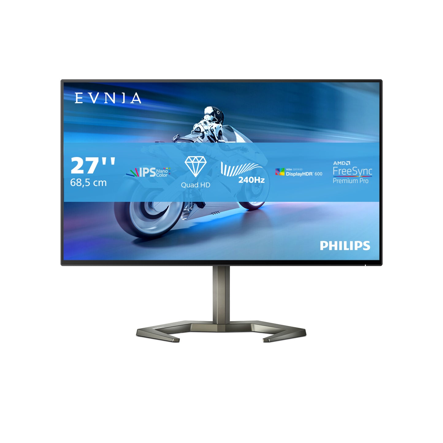 Philips Momentum 27M1F5500P/00 LED display 68.6 cm (27") 2560 x 1440 pixels Quad HD Black