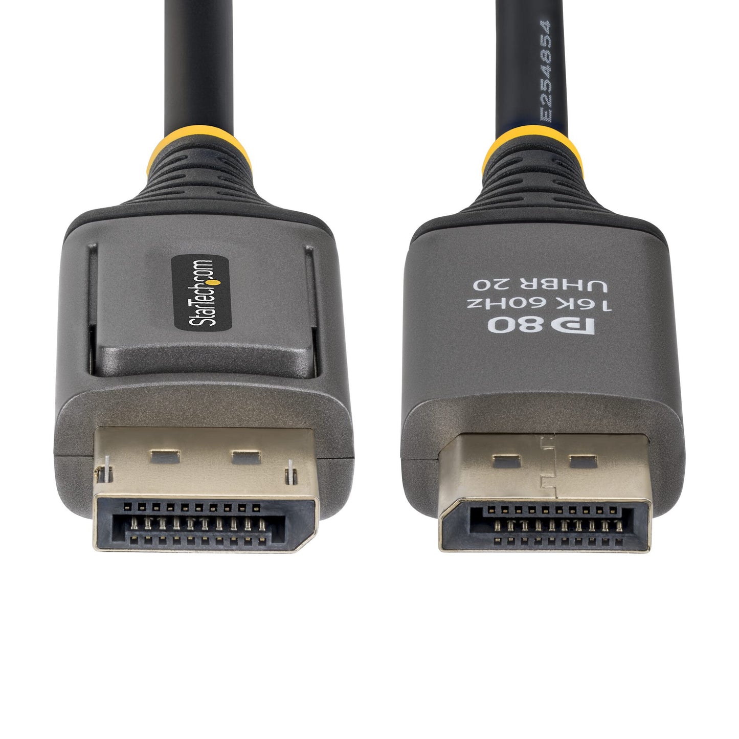 StarTech.com 50cm DisplayPort 2.1 Cable, VESA Certified DP80 DisplayPort Cable, Uncompressed 10K/8K 60Hz, 16K 60Hz/8K 240Hz w/DSC 1.2a, DP 2.1 Monitor Cord