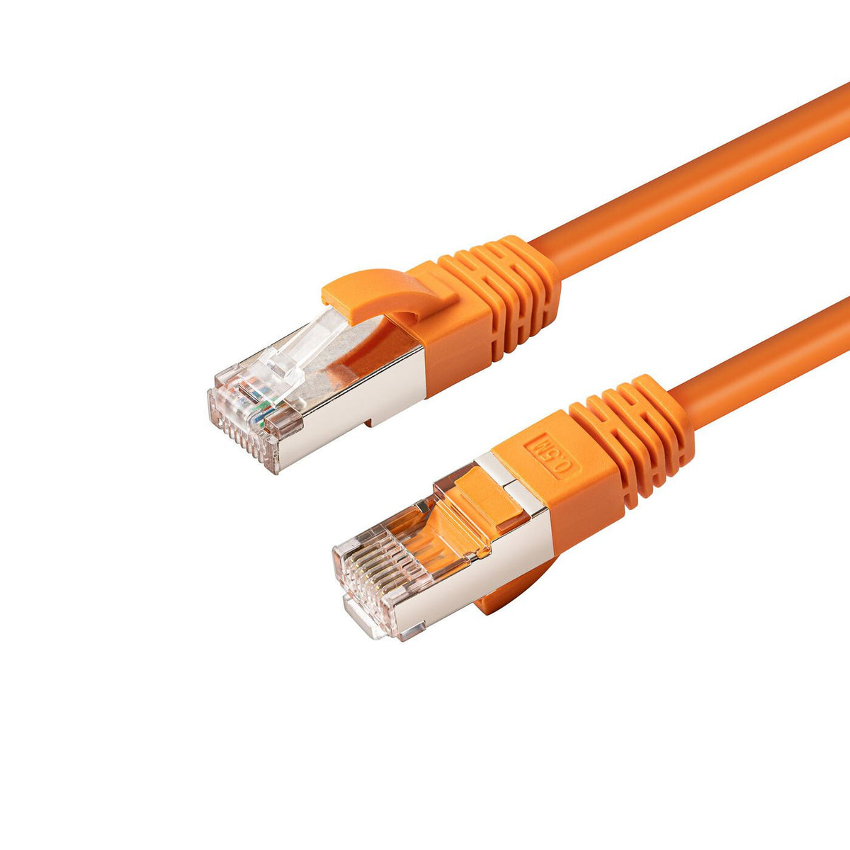 Microconnect MC-SFTP6A0025O networking cable Orange 0.25 m Cat6a S/FTP (S-STP) Round