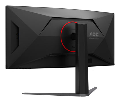 AOC G4 CU34G4CA computer monitor 86.4 cm (34") 3440 x 1440 pixels Wide Quad HD Black, Red