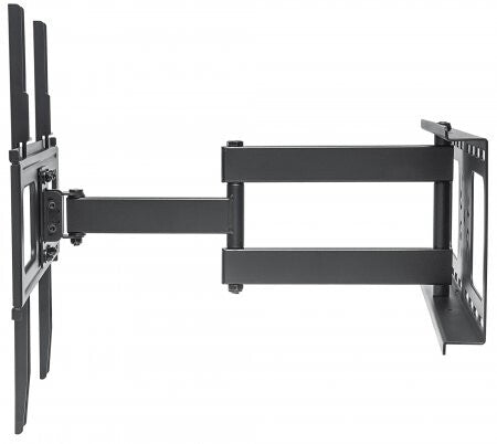 Manhattan Wall Mount for TV & Monitors (Full Motion), For screens 32" to 55", VESA compatibility: all between 200x200mm to 400x400mm - check the dimensions of the four mounting holes on back of screen to ensure it fits, Max 50kg, Black, Bracket, Lifetime