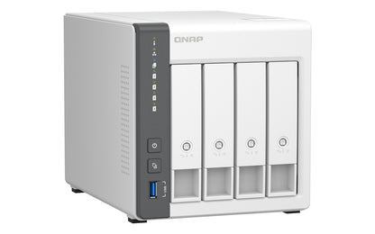 QNAP TS-433 NAS Tower Cortex-A55 4 GB 24 TB HDD QNAP Turbo System White