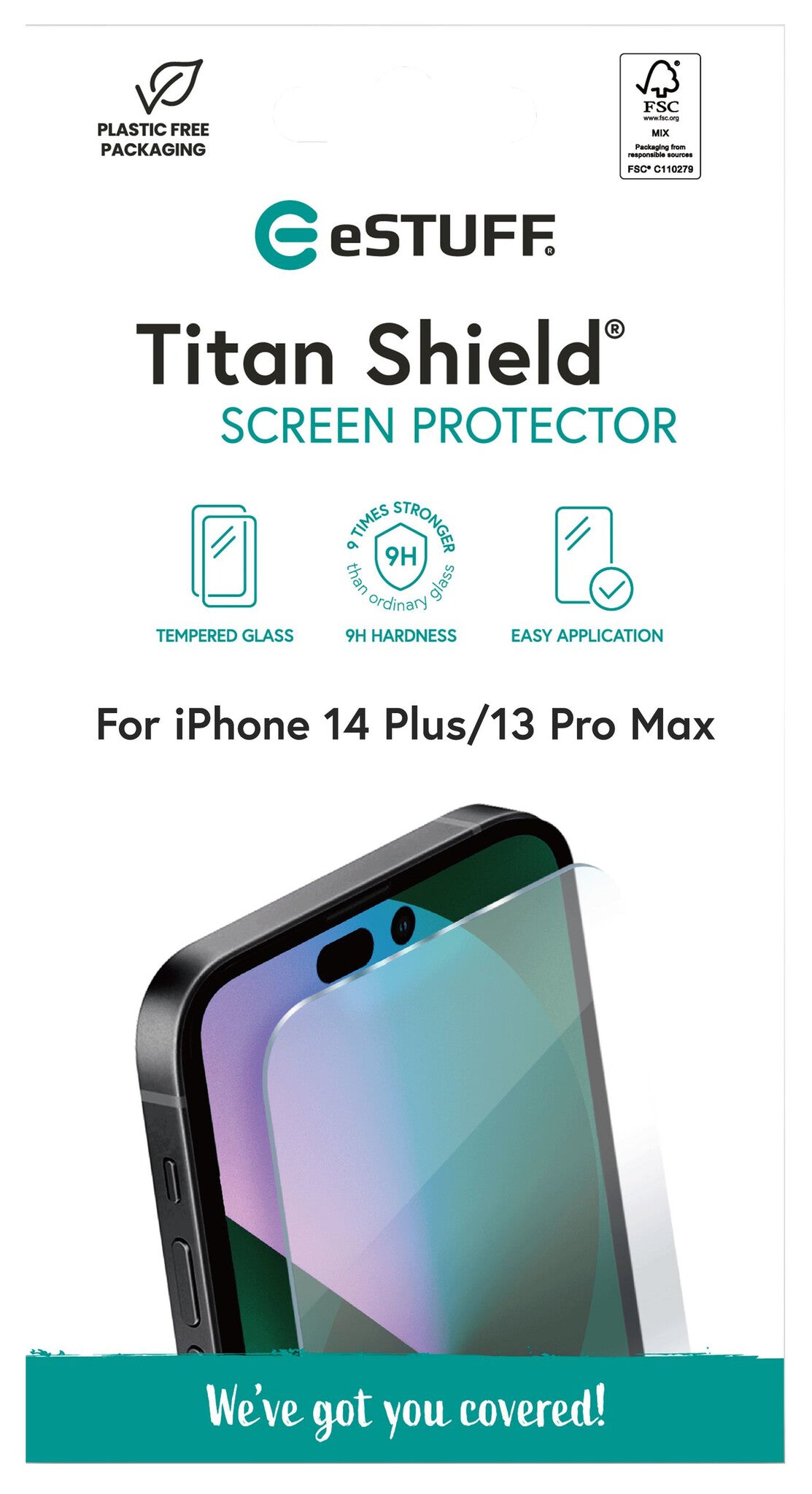 eSTUFF ES501370 mobile phone screen/back protector 1 pc(s)
