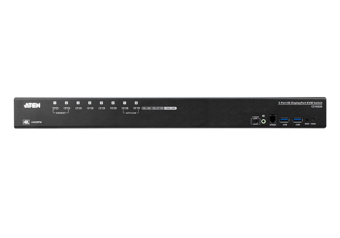 ATEN CS19208 KVM switch Rack mounting Black