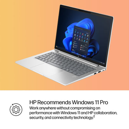 HP ProBook 4 G1iR Intel Core 5 120U Laptop 35.6 cm (14") WUXGA 16 GB DDR5-SDRAM 256 GB SSD Wi-Fi 6E (802.11ax) Windows 11 Pro Silver